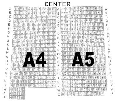 Seating Chart - The Muny