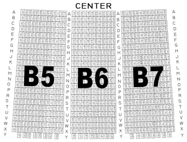 Seating Chart - The Muny