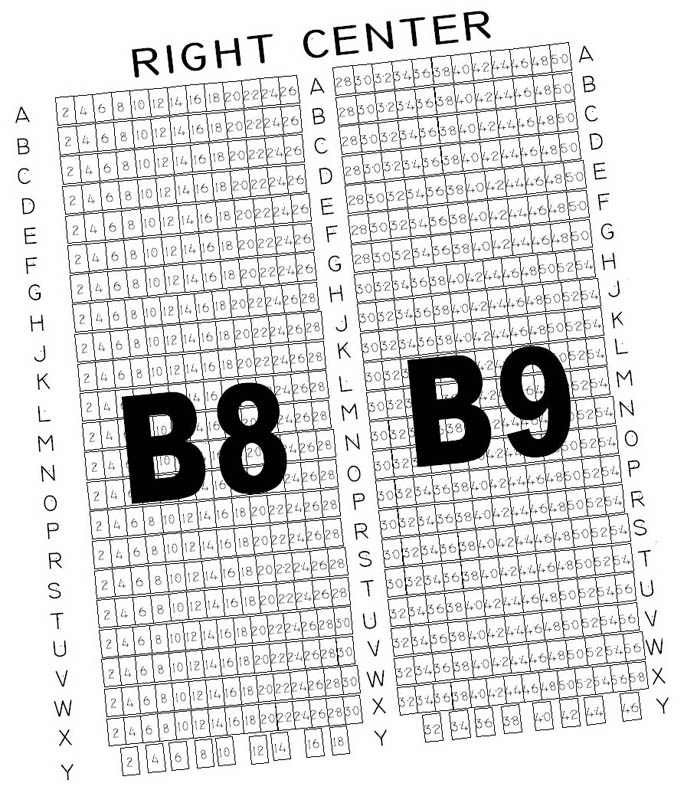 Seating Chart - The Muny