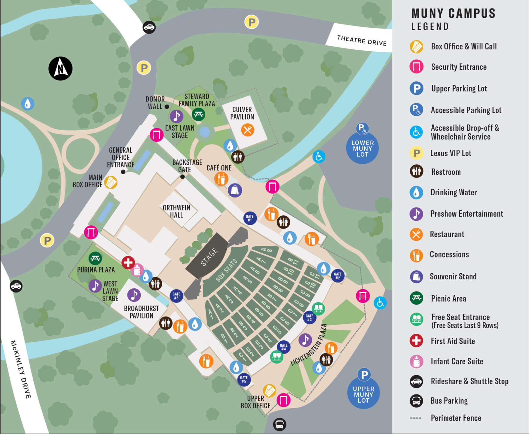 Muny VIP Parking - The Muny