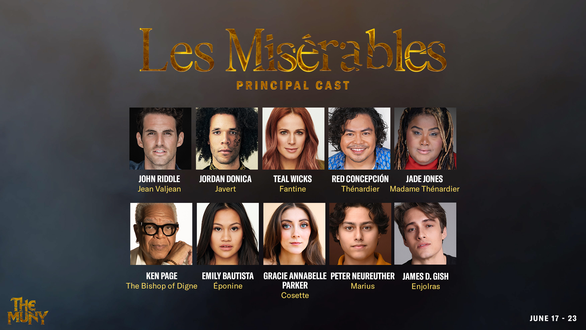 Les Misérables 2024 principal cast