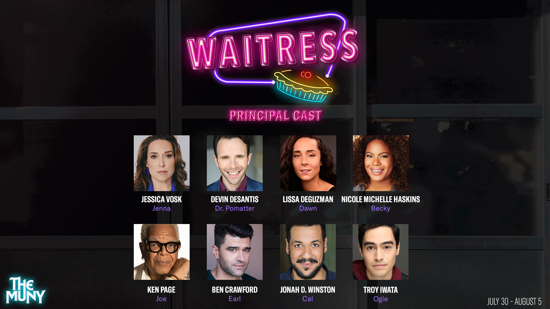 Waitress principal cast