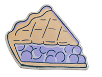 Waitress pie pin