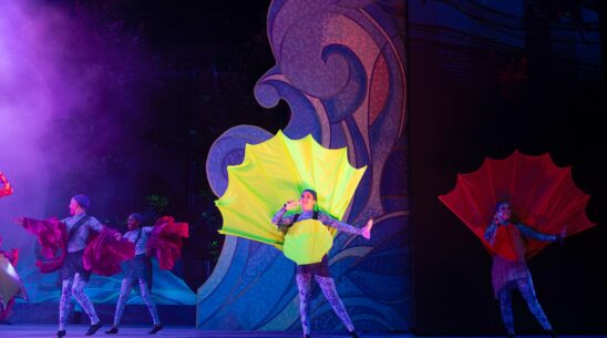 Muny Summer Intensive participants performed in the 2024 Muny production of Disney's The Little Mermaid.