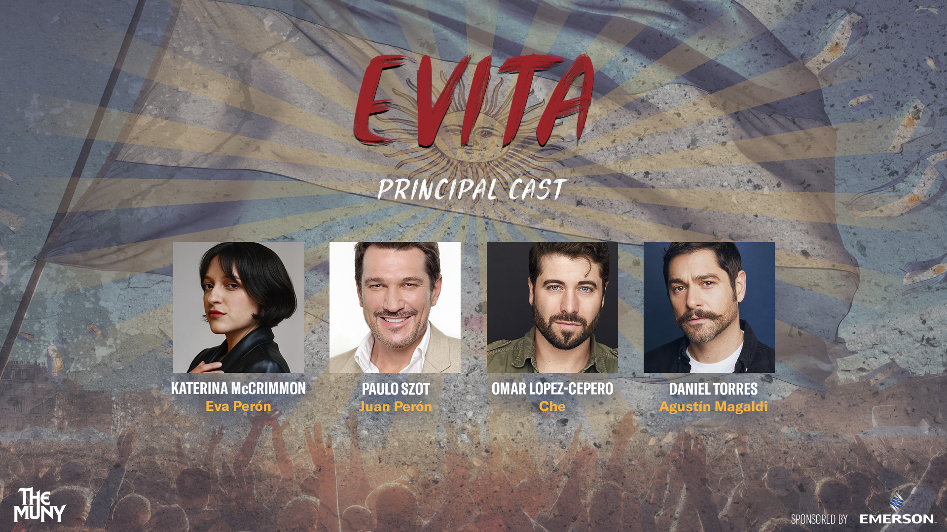 Principal casting for Muny production of "Evita"