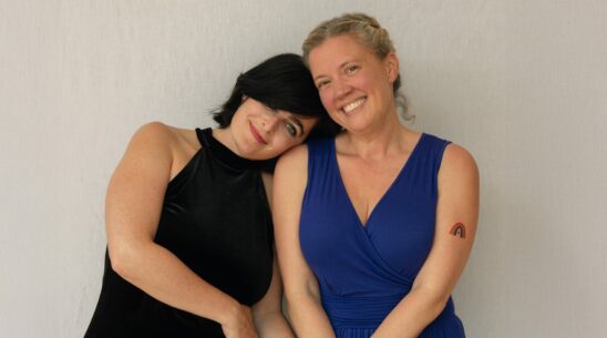 Hannah Corneau (left) and Patti Murin, who star in the Muny premiere of Disney's "Frozen"