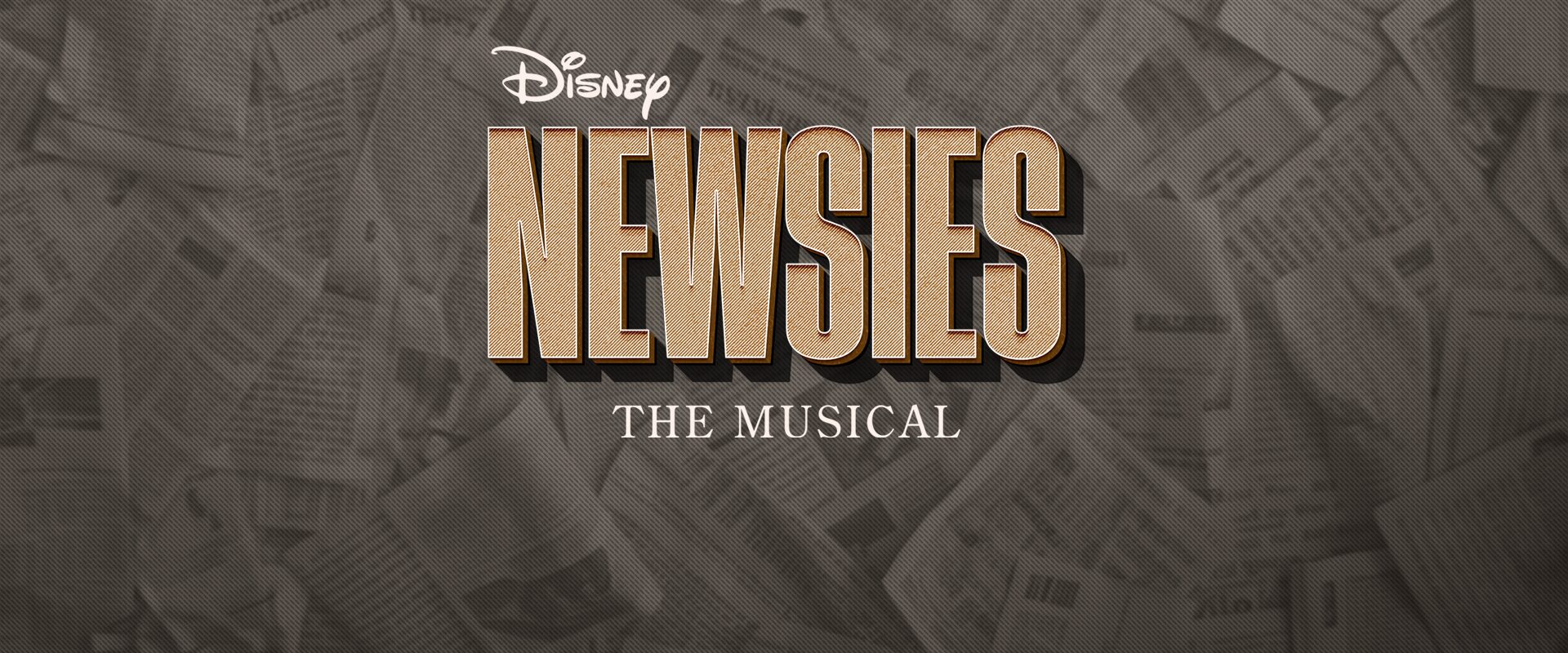 Disney's Newsies hero logo