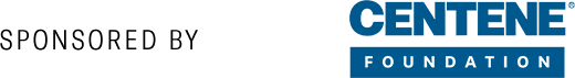 Text reads Sponsored by Centene Foundation with the Centene Foundation logo in blue capital letters on the right.